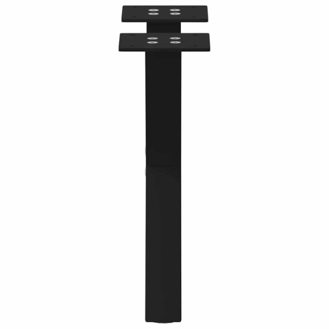 VidaXL Nogi do stolika kawowego w kształcie litery X 2 szt. Czarne 30x(30-31) cm Stal