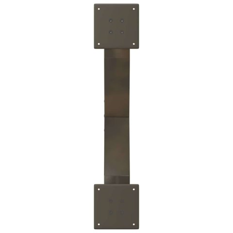 VidaXL Nogi do stolika kawowego w kształcie litery X 2 szt. Naturalna stal 70x(30-31) cm Stal