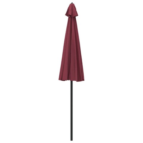PARASOL OGRODOWY NA SŁUPKU ALUMINIOWYM 270CM BORDOWY