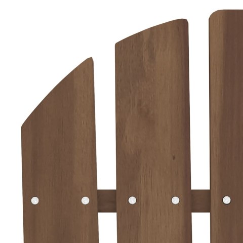 2-OSOBOWE KRZESŁO OGRODOWE ADIRONDACK JODŁOWE BRĄZOWE