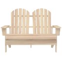 2-OSOBOWE KRZESŁO OGRODOWE ADIRONDACK LITE DREWNO JODŁOWE