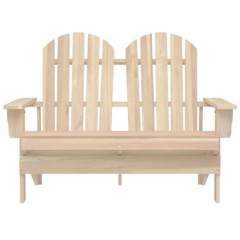 2-OSOBOWE KRZESŁO OGRODOWE ADIRONDACK LITE DREWNO JODŁOWE