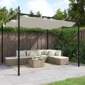 VidaXL Pergola ze zwijanym dachem, kremowa, 295x292x230 cm
