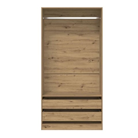 SZAFA DĄB ARTISAN 100X50X200CM MATERIAŁ DREWNOPOCHODNY