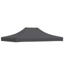 DACH DO NAMIOTU IMPREZOWEGO 4,5X3 M ANTRACYTOWY 270 G/M²