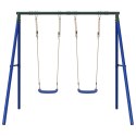 VidaXL Huśtawka ogrodowa z 2 siodełkami