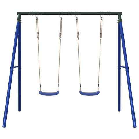 VidaXL Huśtawka ogrodowa z 2 siodełkami