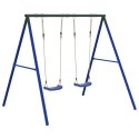 VidaXL Huśtawka ogrodowa z 2 siodełkami