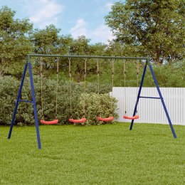 VidaXL Huśtawka ogrodowa z 4 siodełkami