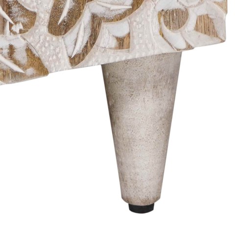 BIAŁY BUFET Z DREWNA MANGO KREDENS NOWOCZESNY KOMODA 60X33,5X75CM LOFT STYL