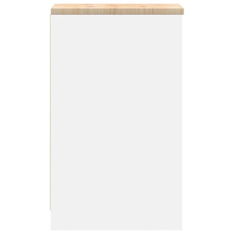 VidaXL Garażowa szafka do przechowywania Biała 30x51x85 cm