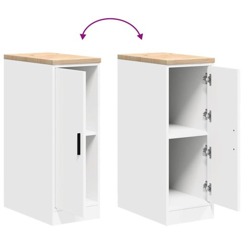 VidaXL Garażowa szafka do przechowywania Biała 30x51x85 cm