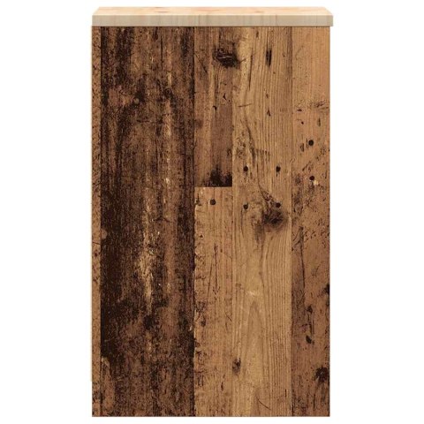 VidaXL Garażowa szafka do przechowywania Stare drewno 30x51x85 cm