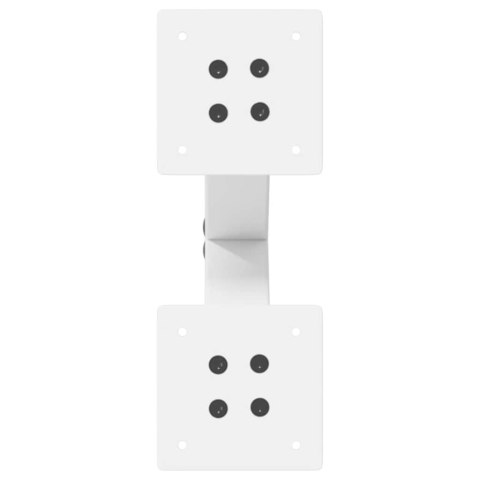 VidaXL Nogi do stolika kawowego w kształcie litery X 2 szt. Białe 38x(42-43) cm Stal