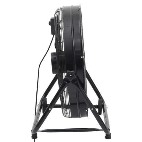 VidaXL Przemysłowy wentylator bębnowy, 60 cm, 172,5 W, czarny