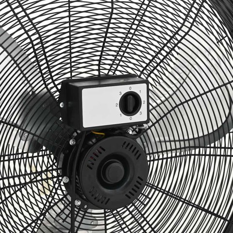 VidaXL Przemysłowy wentylator bębnowy, 77 cm, 187,7 W, czarny