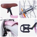 VidaXL Rower Dziecięcy 18 Cali dla dzieci w wieku 5-7 lat Jasny róż