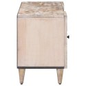 SZAFKA POD TELEWIZOR BIAŁY 105X33,5X46CM DREWNO Z MANGO