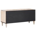 SZAFKA POD TELEWIZOR BIAŁY 105X33,5X46CM DREWNO Z MANGO