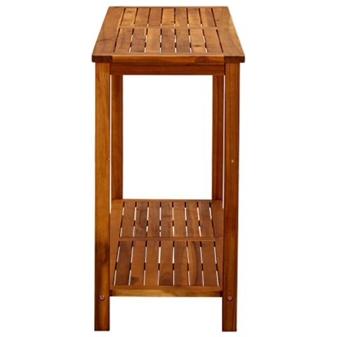 OGRODOWY STOLIK KONSOLOWY 110X40X75CM LITE DREWNO AKACJOWE