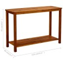 OGRODOWY STOLIK KONSOLOWY 110X40X75CM LITE DREWNO AKACJOWE