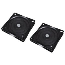 VidaXL Obrotnice siedzisk do łodzi, 2 szt, standardowe, 160x160x2,5 mm