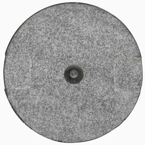 OKRĄGŁA PODSTAWA POD PARASOL GRANITOWA 20 KG CZARNA