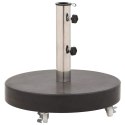 PODSTAWA POD PARASOL GRANITOWA 30 KG OKRĄGŁA CZARNA