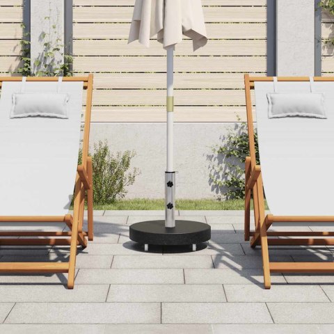 PODSTAWA POD PARASOL GRANITOWA 30 KG OKRĄGŁA CZARNA