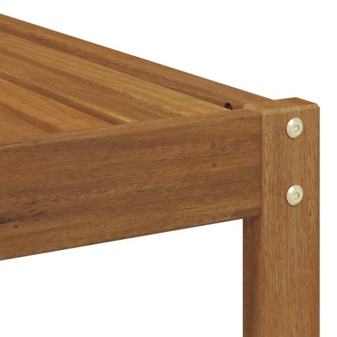 VidaXL Zestaw sof na zewnątrz 5 Sztuka Naturalny Lite Drewno Akacji