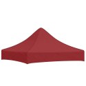 DACH DO NAMIOTU IMPREZOWEGO 2X2 M BURGUNDOWY 270 G/M²