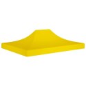 DACH DO NAMIOTU IMPREZOWEGO 4,5X3 M ŻÓŁTY 270G/M²