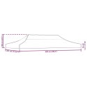 DACH DO NAMIOTU IMPREZOWEGO 6X3 M ŻÓŁTY 270G/M²