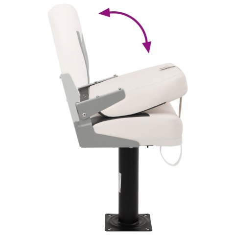 FOTELE DO ŁODZI 2 SZT. Z OBROTOWĄ O 360° PODSTAWĄ