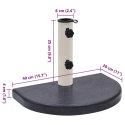 STOJAK POD PARASOL CZARNY 40X28X4CM GRANITOWY