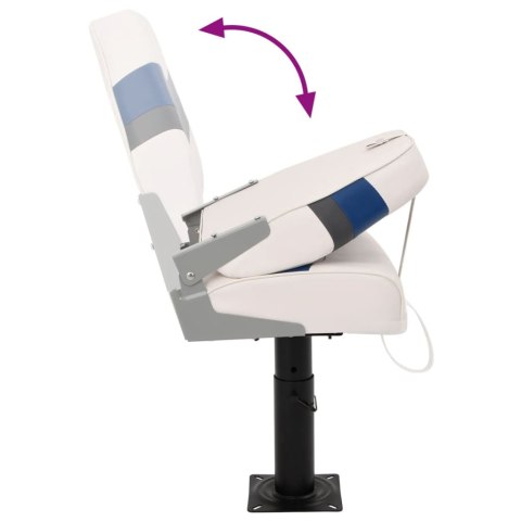 FOTEL DO ŁODZI Z OBROTOWĄ O 360° PODSTAWĄ I REGULACJĄ WYSOKOŚCI