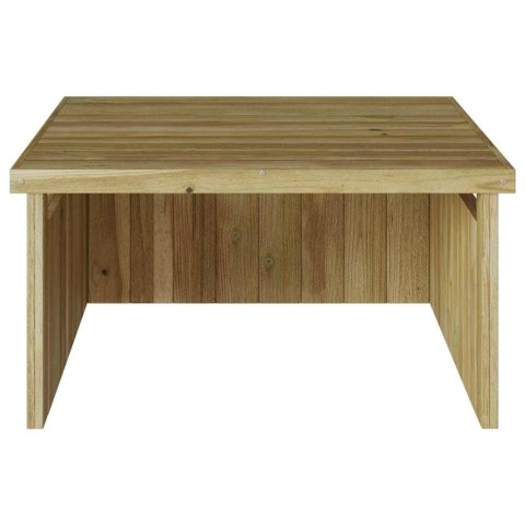 VidaXL Garaż dla kosiarki do trawnika Brązowy 73,5 x 81,5 x 38,5 cm