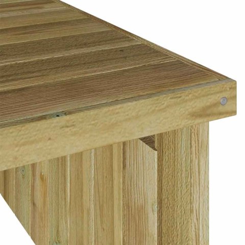 VidaXL Garaż dla kosiarki do trawnika Brązowy 73,5 x 81,5 x 38,5 cm