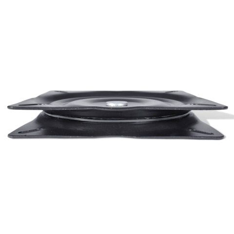 OBROTNICA DO FOTELA ŁODZI SIEDZISKA 160X160X2,5 MM STALOWA CZARNA OBRÓT 360