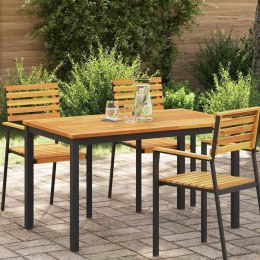 VidaXL Blat stołu Olej Naturalny 120 x 70 x 2 cm Lite Drewno Akacji