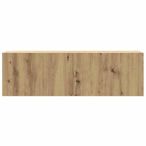 6-CZ. ZESTAW SZAFEK TV DĄB ARTISAN MATERIAŁ DREWNOPOCHODNY