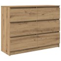 KOMODA ARTISAN DĄB 100X35X76CM DREWNO KLEJONE