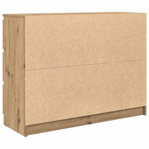 KOMODA ARTISAN DĄB 100X35X76CM DREWNO KLEJONE