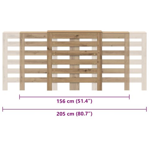 OSŁONA NA GRZEJNIK DĄB ARTISAN 205X21,5X83,5CM