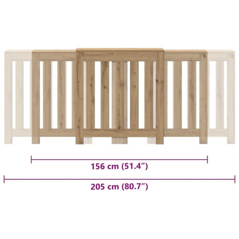 OSŁONA NA GRZEJNIK DĄB ARTISAN 205X21,5X83,5CM