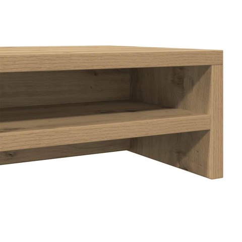 PODSTAWKA POD MONITOR ARTISAN OAK 100X24X13CM DREWNO KONSTRUKCYJNE