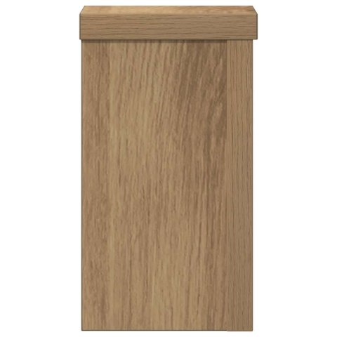 PODSTAWKI POD DONICZKI 2 SZT. DĄB ARTISAN 10X10X18CM