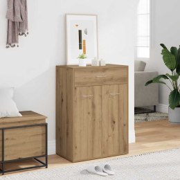 SZAFKA NA BUTY DĄB ARTISAN 60X35X84CM MATERIAŁ DREWNOPOCHODNY