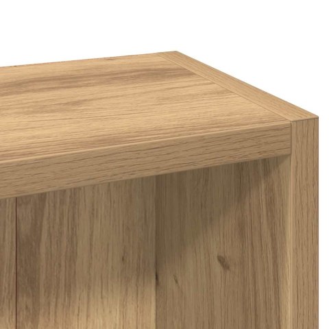 SZAFKI NA PŁYTY CD 2 SZT. DĄB ARTISAN 21X16X93,5CM