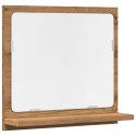 SZAFKA ŁAZIENKOWA Z LUSTREM DĄB ARTISAN 40X11X37CM